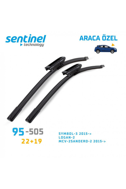 Silecek Muz Renault Symbol/3 2015 Sonrası 22"+19"