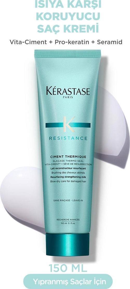 Resistance Reconstruction Ciment Termique Yıpranmış Saçlar Için Onarıcı Saç Kremi