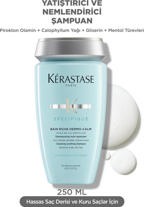 Specifique Bain Dermocalm Riche Kuru Saç Derisi Için Hassasiyet Karşıtı Şampuan 250Ml