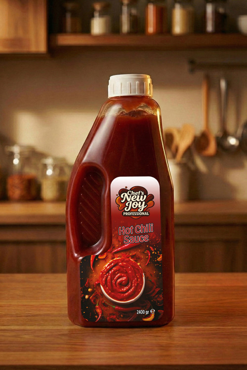 Hot Chili Sosu 2400 gr Acı Biber Sosu Hot Chili Sauce