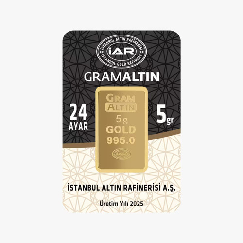 24 Ayar 995 Milyem İAR 5 Gram Altın