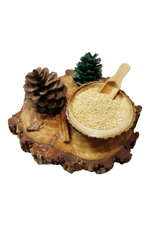 Muhabbet Kuşu Yemi Organik Sade (Sarı Darı)Çift Elenmiş Tozsuz 1 kg