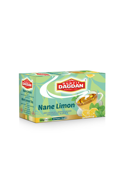 Nane Limon 20’Li Kutu Natürel Sallama Poşet Çay