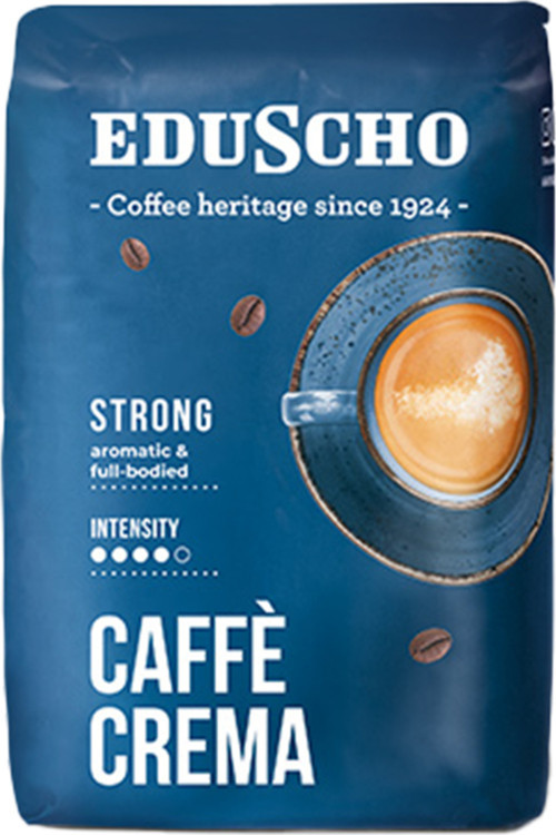 Eduscho Caffè Crema Strong Çekirdek Kahve (500 Gr) X6 Paket