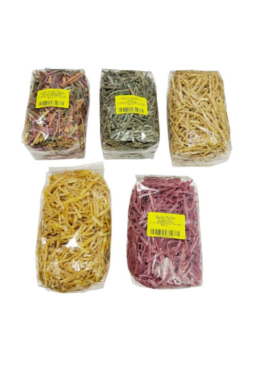 Erişte 5 Farklı Tat Bir Arada Sebzeli Ve Sade 500 Gr X 5 Adet