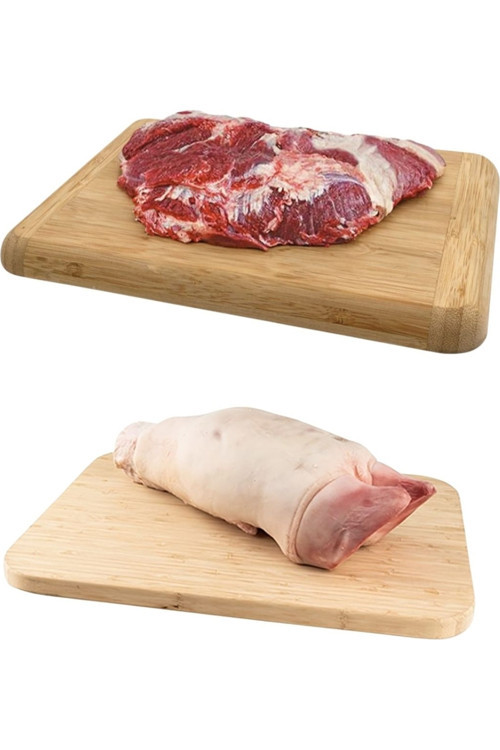Dana Pişmiş Kelle Eti Ve Paça 6 Kg | Hazır Ve Donuk Ürün | 3/6/9 Paket Seçenekleri