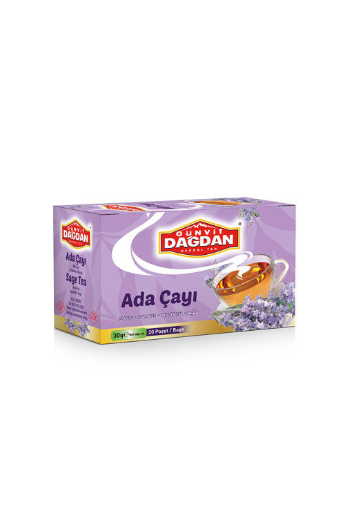 Ada Çayı 20'Li Kutu Natürel Sallama Poşet Çay