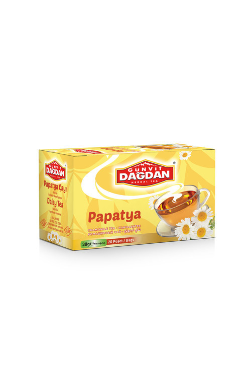 Papatya Çayı 20’Li Kutu Natürel Sallama Poşet Çay X 12 Adet