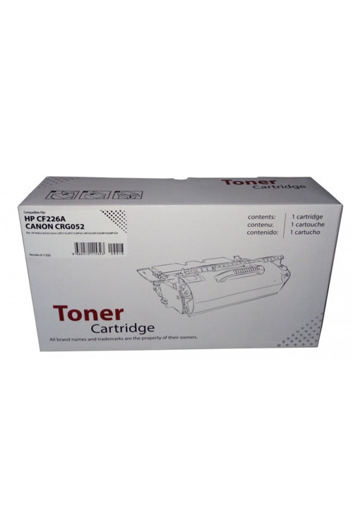 Muadil Toner Hp Cf226A (26A) & Canon Crg-052 (3.1K)