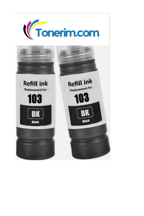 Muadil Kartuş Epson 103 Siyah 2 Adet Siyah