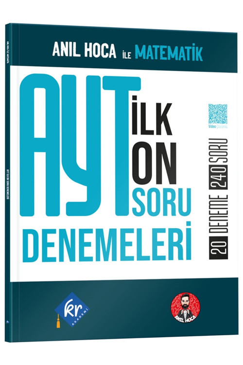 Anıl Hoca İle Matematik AYT İlk 10 Soru Denemeleri KR Akademi Yayınları