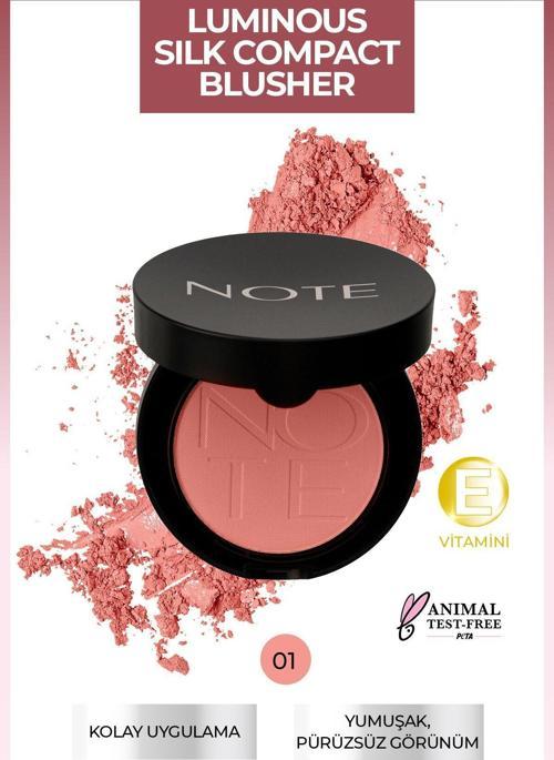Luminous Silk Compact Allık 01 Pinky Beach