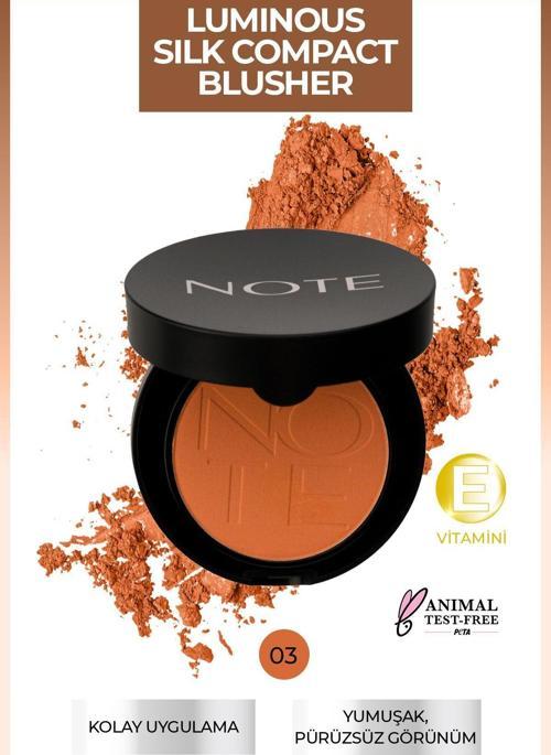 Luminous Silk Compact Allık 03 Coral