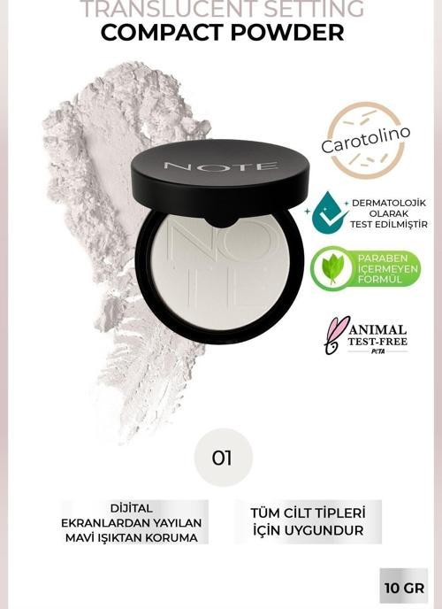 Translucent Setting Powder Makyaj Sabitleyici Transparan Pudra