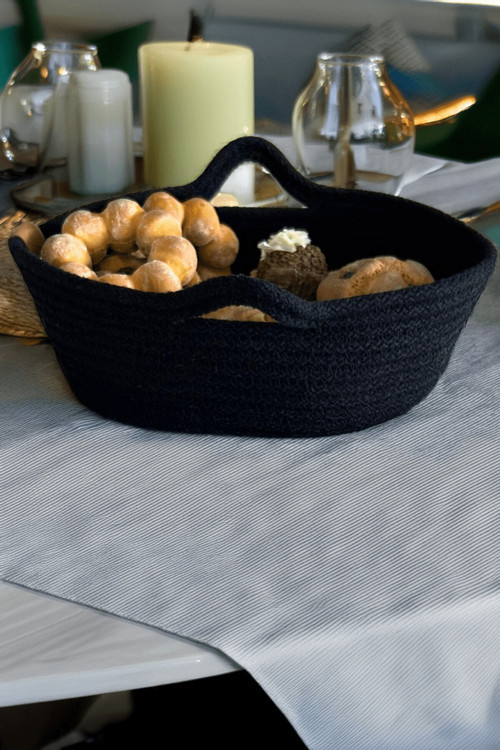 El Yapımı Jüt Hasır Ekmeklik Organizer, Dekoratif Mutfak Sepeti, Şık ve Pratik