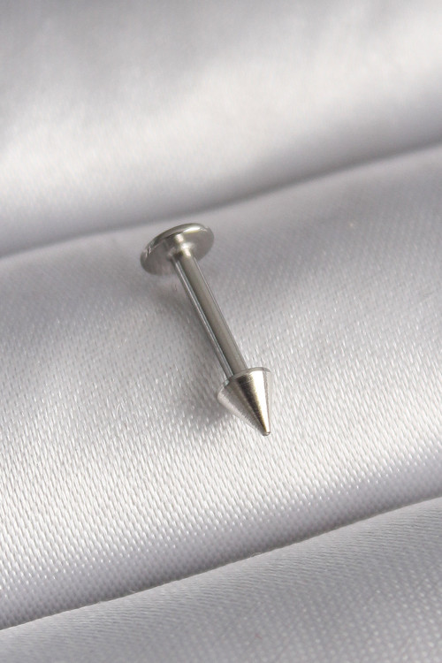 Gümüş Renk Çivi Model Piercing (316L Çelik)