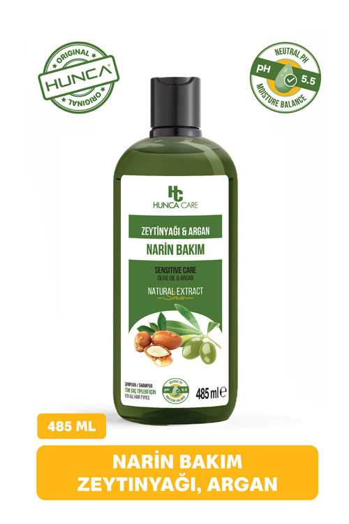 Argan Ve Zeytinyağlı Şampuan, Dökülme Karşıtı, Besleyici Ve Onarıcı, 485 ml