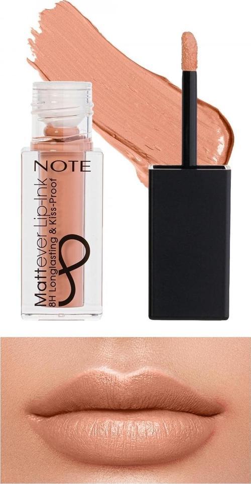 Mattever Lip-Ink Mat Ve Kalıcı Likit Ruj 01 First Love Beige - Nude