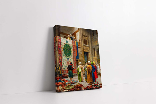 Halı Tüccarı Kanvas Tablo