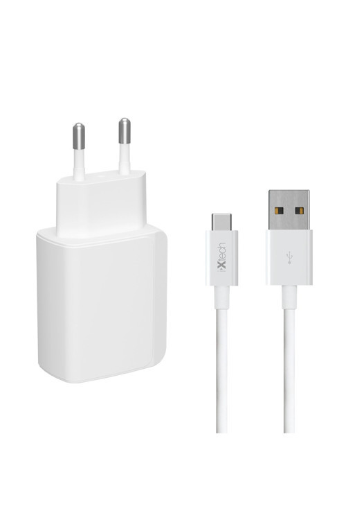 İxtech Usb To Type-C Kablo Seyahat Şarj Adaptör Seti