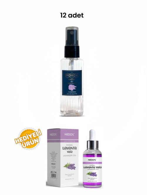 12 Adet Kaşmir Kolonya 50 Ml