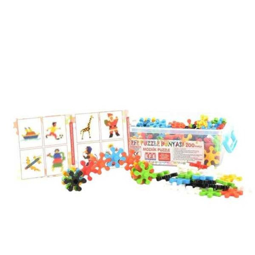 Oyuncak Mozaik Puzzle Dünyası 140 Parça Orta Boy Eğitici Lego Seti