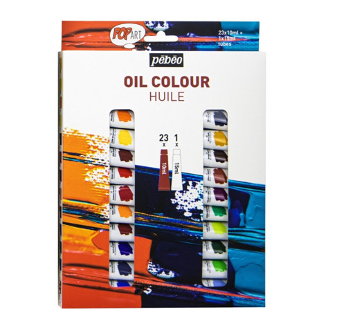 Pop Art Yağlı Boya Seti 23x10ml + 15ml Beyaz 669620