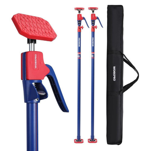 WP289034 137-290cm 70Kg Teleskobik Mandallı Ayarlanabilir 2’Li Çelik Destek Direği + Taşıma Çantası