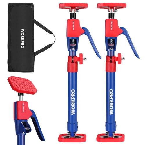 WP289036 47-75cm 70Kg Teleskobik Mandallı Ayarlanabilir 2’Li Çelik Destek Direği + Taşıma Çantası
