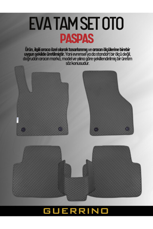 Mercedes-Benz-Gla-(2014-2020) İçin Eva İç Paspas Takımı (Metal Topukluk Hariç)