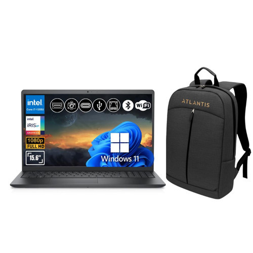 Vostro 3530 i7-1355U 64GB 1TB SSD 15.6" 120 Hz FHD Win11P N1601PVNB3530U ATL103 Notebook +Çanta