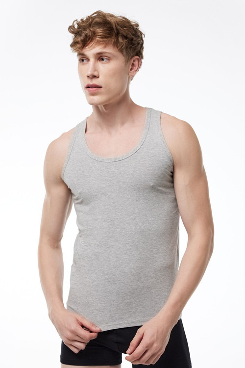 Erkek Gri Modal Atlet 008