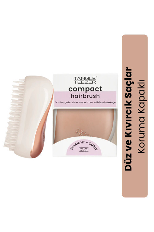 Rose Gold Compact Styler Saç Fırçası