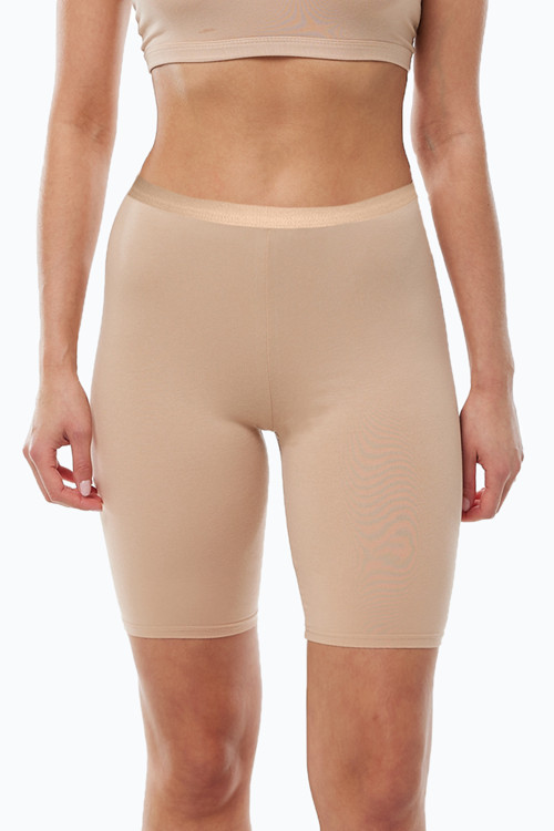 Kadın Ten Rengi Dizüstü İz Yapmayan Modal Yüksek Bel Tayt 113