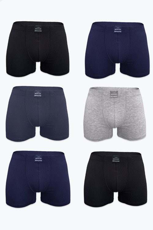 Erkek 6'Lı Karma Premium Collection Modal Boxer 6M251