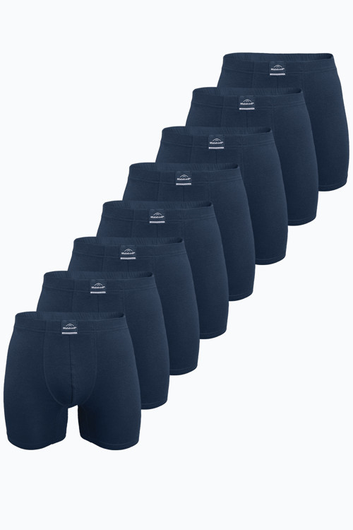 Erkek Füme 8 Li Premium Collection Modal Uzun Boxer 8M250