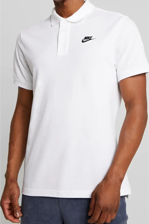 Clup Ss Polo Pique Erkek Beyaz Polo Yaka Tişört ( BİR BEDEN KÜÇÜK ALINIZ )