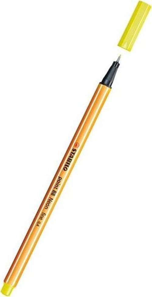 Point 88 Fineliner Floresan Sarı Kalem