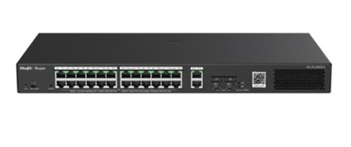 -Reyee RG-ES228GS-LP 28 Port 10-100-1000 Yönetilebilir 2SFP 2Gigabit Uplink 24Port PoE+(250W)
