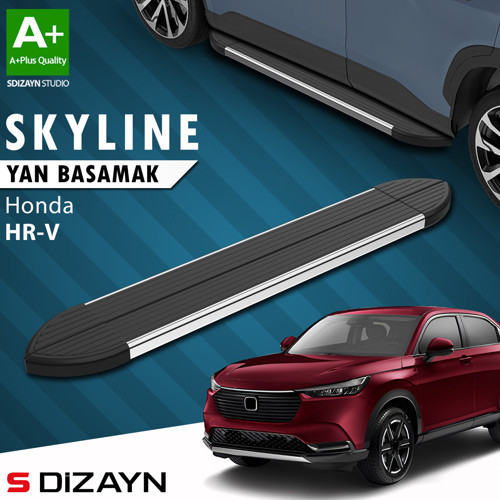 S-Dizayn Honda HR-V 3 Skyline Krom Yan Basamak 173 Cm 2021 Üzeri A+ Kalite