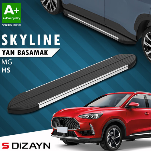 S-Dizayn MG HS Skyline Krom Yan Basamak 183 Cm 2021-2024 A+ Kalite