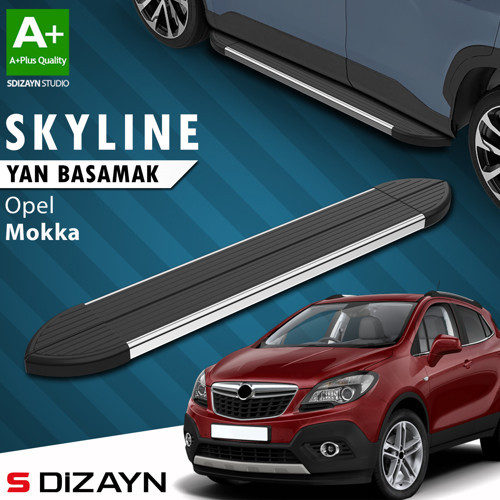 S-Dizayn Opel Mokka Skyline Krom Yan Basamak 163 Cm 2012-2019 A+ Kalite