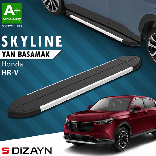 S-Dizayn Honda HR-V 3 Skyline Aluminyum Yan Basamak 173 Cm 2021 Üzeri A+ Kalite