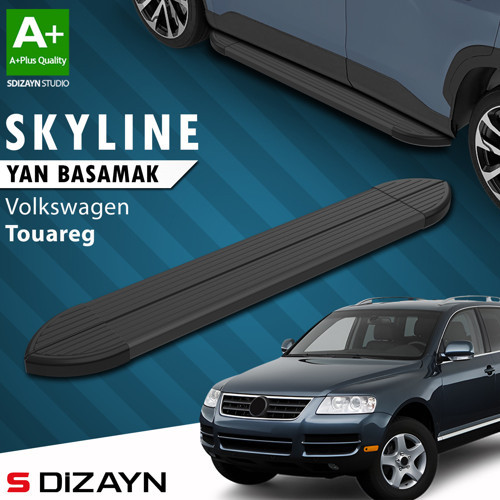 S-Dizayn VW Touareg Skyline Siyah Yan Basamak 193 Cm 2002-2010 A+ Kalite