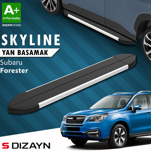 S-Dizayn Subaru Forester 4 Skyline Aluminyum Yan Basamak 183 Cm 2012-2019 A+ Kalite
