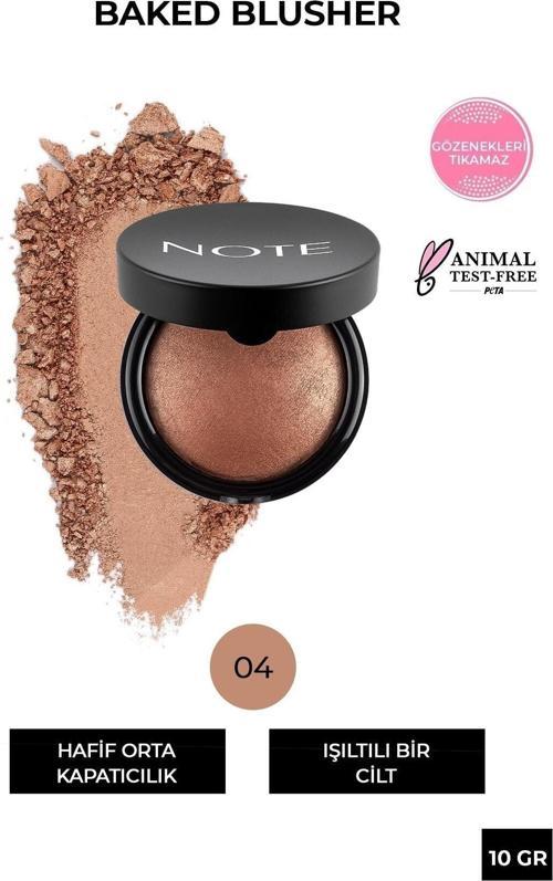 Baked Allık 04 Deeply Bronze Işıltılı Highlighter