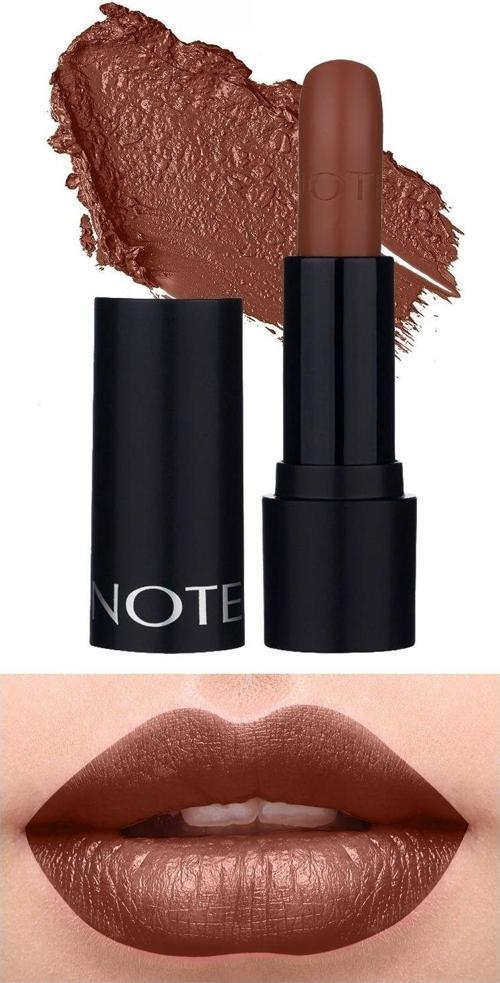 Deep Impact Lipstick Kremsi Dokulu Yarı Parlak Ruj 09 Spicy Nude - Kahverengi