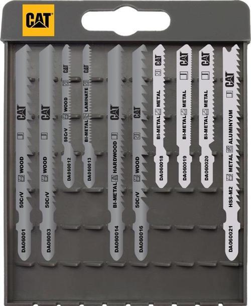 DA06903 10 Parça Profesyonel Metal/Ahşap Hassas/Kaba Kesim Dekupaj Testere Ucu