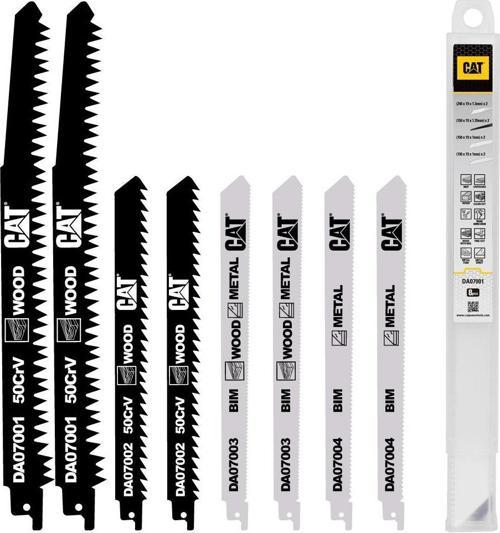 DA07901 8 Parça Profesyonel Metal/Ahşap Kesme Tilki Kuyruğu Testere Ucu