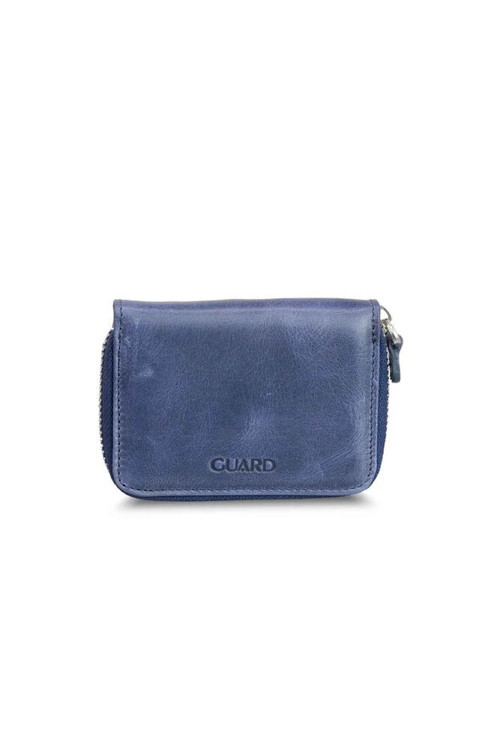 Antik Lacivert Mini Unisex Bozuk Paralıklı Cüzdan
